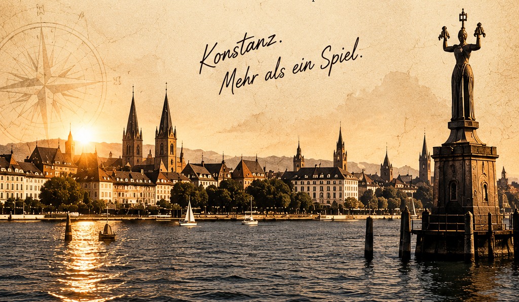 Konstanz am Bodensee mit Imperia-Statue